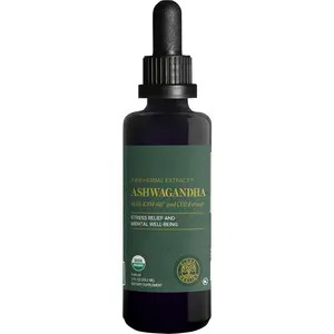 Global Healing Ashwagandha Supplement, USDA Organic (2 Oz)