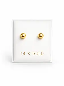 stud earrings 14k