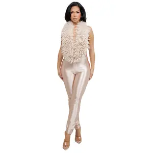 WOMEN FASHION OPEN BACK HALTER JUMPSUIT