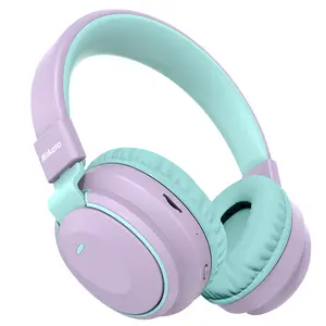 B16 foldable, portable wireless earphones.High-quality stereo sound for watching videos, DJ performances, music productions and games.Compatible with smartphones and tablets.Children's travel earphones, must-have earphones for girls kid headphone Pink