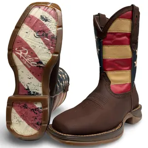 Durango Men’s Rebel Patriotic Pull-On Flag Boots DB5554