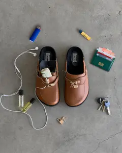 Cognac Bag Clogs Cognac Bag Clogs