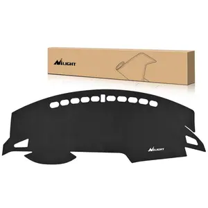 Nilight Dash Cover for Honda Civic 2016 2017 2018 2019 2020 2021, Custom Fit Suede Dashboard Mat Non‑Slip Sunshade Glare Protector Interior Accessories Black