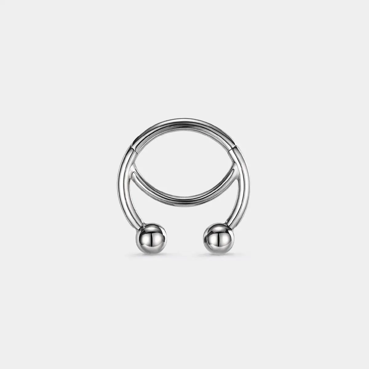 Oufer 16G Horseshoe Clicker Septum Ring