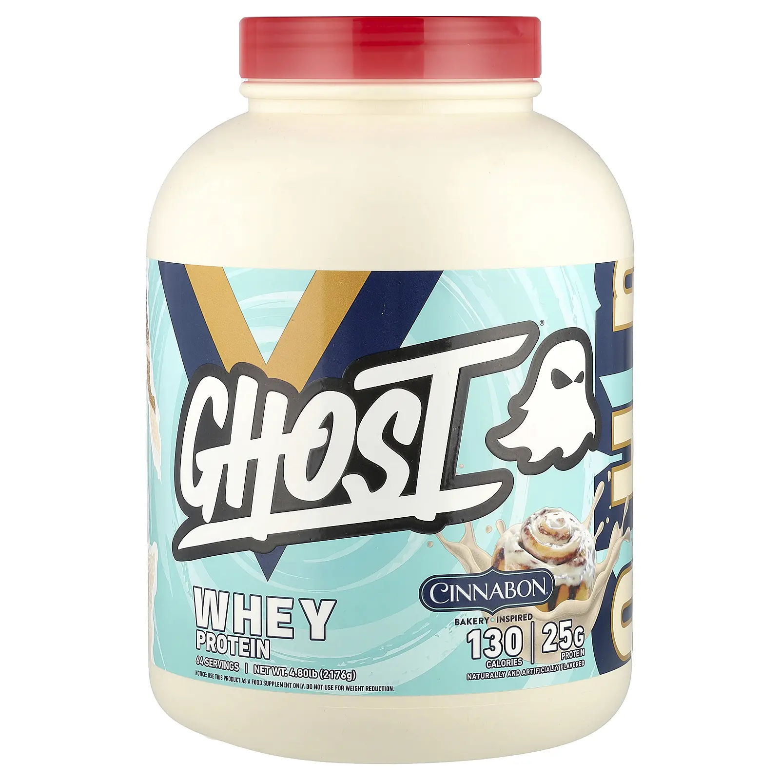 Ghost Whey Protein, Cinnabon®, 4.8 lb (2,176 g)