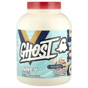 Ghost Whey Protein, Cinnabon®, 4.8 lb (2,176 g) Ghost Whey Protein, Cinnabon®, 4.8 lb (2,176 g)
