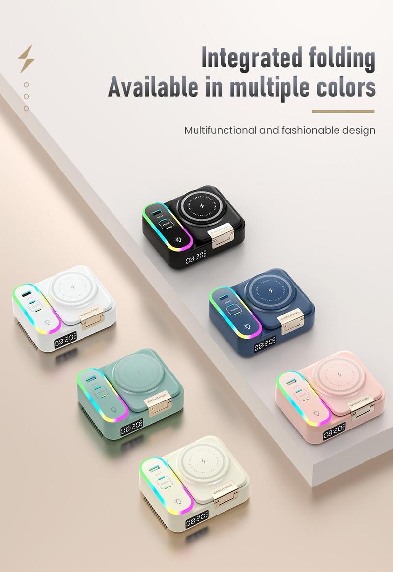 2026 8-in-1 FoldaWireless Charging Station Magnetic Charger for Smartphones Smartwatches & Earbuds Compatible with iPhone Apple Watch & More Compact Portable Device Charging Station Black Folding Electronic 2026 8-in-1 FoldaWireless Charging Station Magnetic Charger for Smartphones Smartwatches & Earbuds Compatible with iPhone Apple Watch & More Compact Portable Device Charging Station Black Folding Electronic