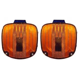 Torque PAIR Corner Signal Side Marker Light Lamp for Freightliner Century 1996 1997 1998 1999 2000 2001 2002 2003 2004 2005 2006 Driver Left Passenger Right Side DOT SAE Approved (TRFR0121)