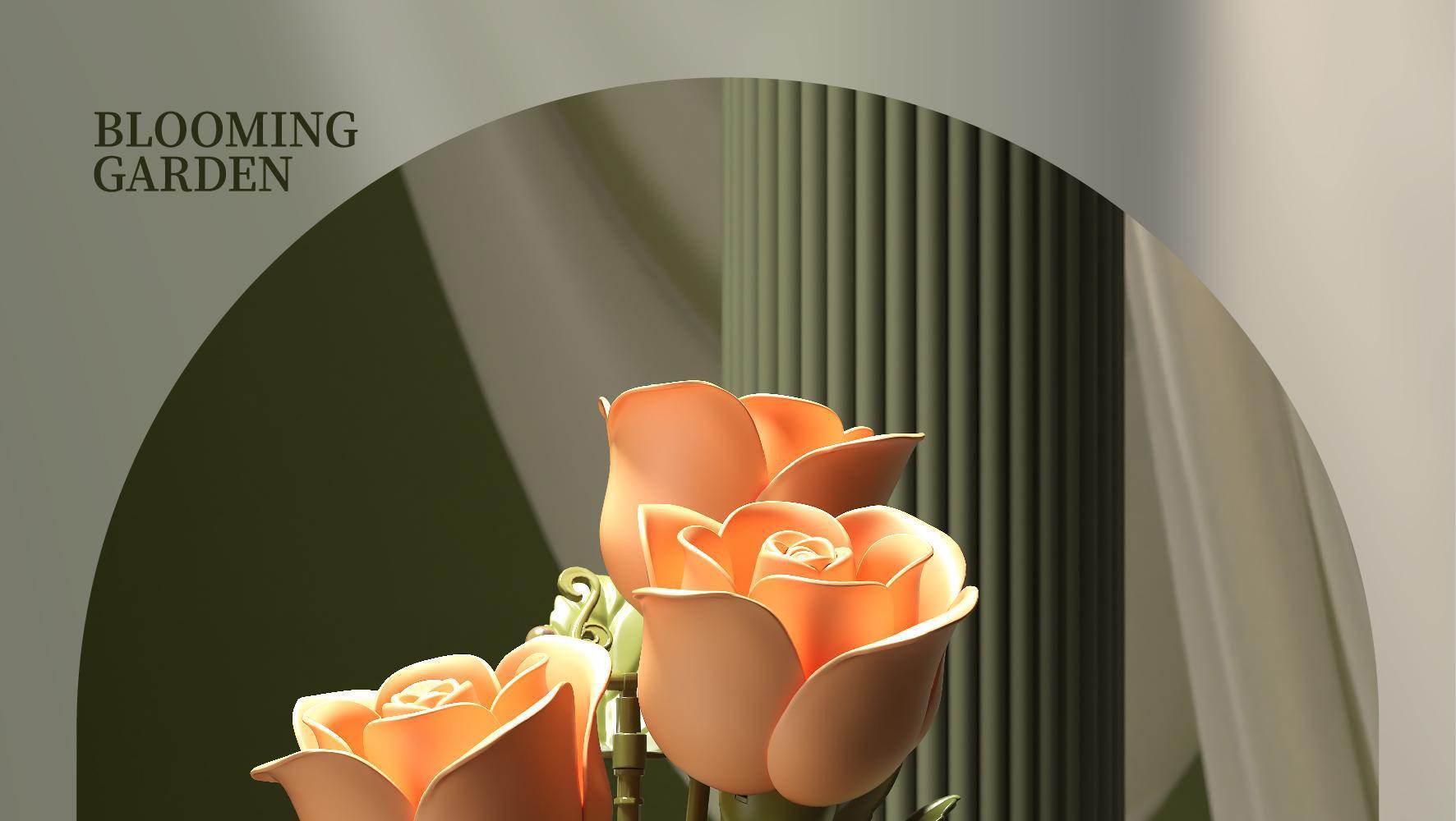 Dynamic Interactive Building Block Flower One Click Blooming Ambient Night Light Educational Assembly Desktop Ornament Perfect Gift(Building block style, requires assembly) Dynamic Interactive Building Block Flower One Click Blooming Ambient Night Light Educational Assembly Desktop Ornament Perfect Gift(Building block style, requires assembly)