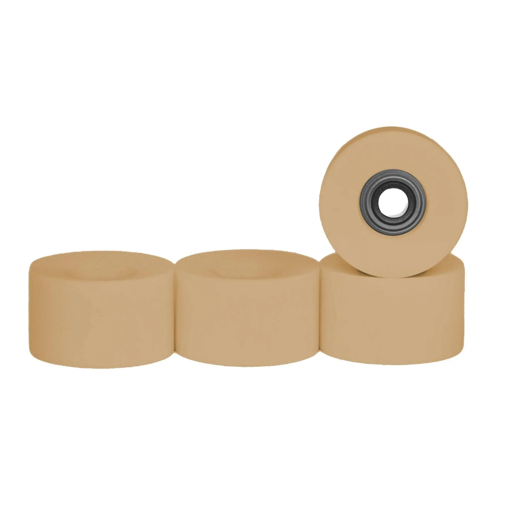 Apex Cruiser Wheels - 71D Urethane - ABEC-9 Bearings - "Coyote Tan"