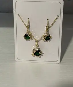 Earrings & Necklace Elephant set