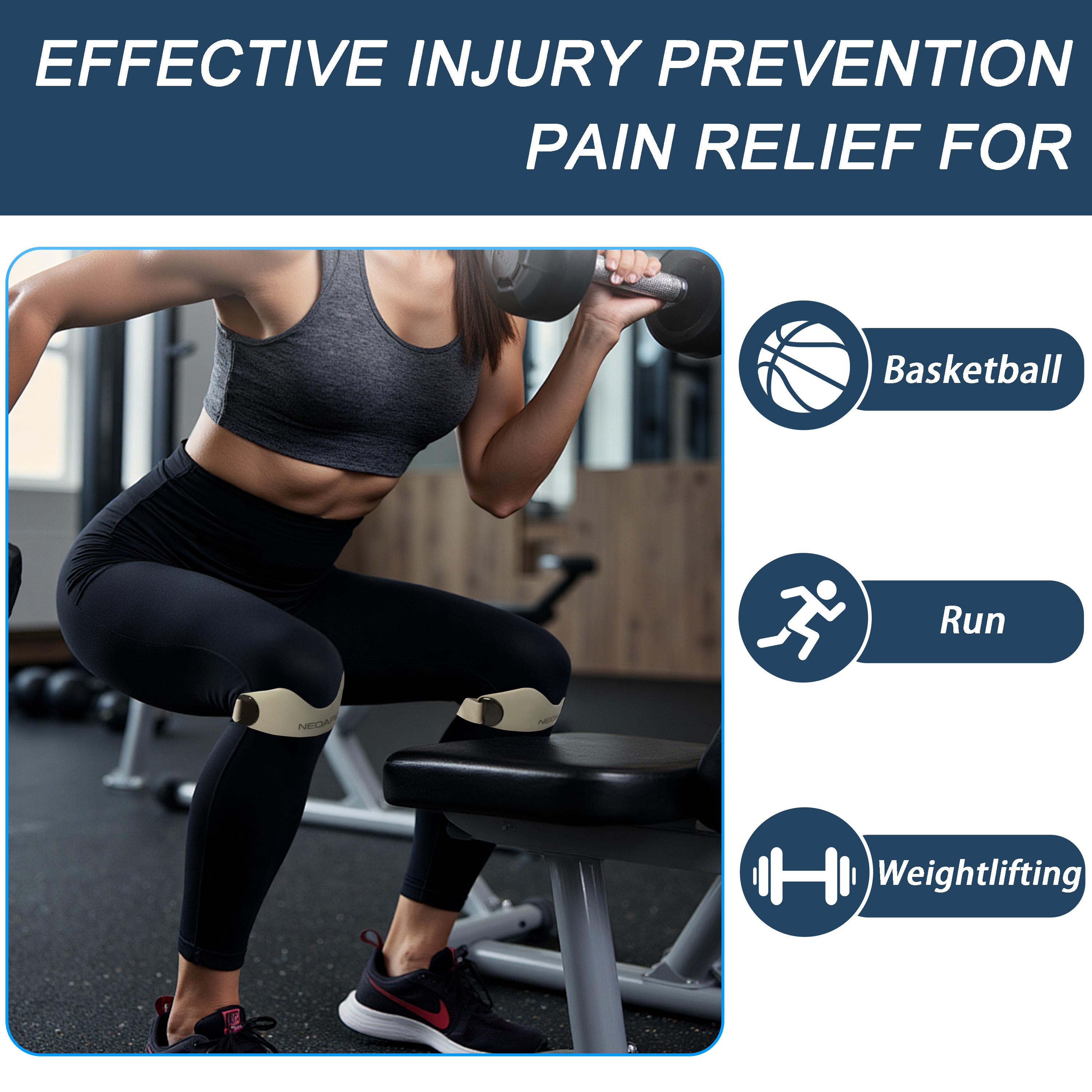 NEOAPEX Patellar Tendon Support Strap 2 Pack Knee Brace for Women & Men Patella Band for Running Hiking Basketball Gym Fitness Tennis Badminton Cycling Offers Relief from Meniscus Tear and Knee Pain