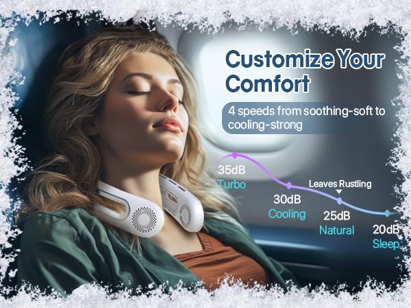Neck Fan, Hands Free Bladeless Neck Fans Portable Rechargeable, 360° Cooling Neck Fan, 4 Speeds, Quiet, 5200 mAh Battery Operated USB Wearable Personal Fan Gifts for Women, Travel, Outdoor Neck Fan, Hands Free Bladeless Neck Fans Portable Rechargeable, 360° Cooling Neck Fan, 4 Speeds, Quiet, 5200 mAh Battery Operated USB Wearable Personal Fan Gifts for Women, Travel, Outdoor