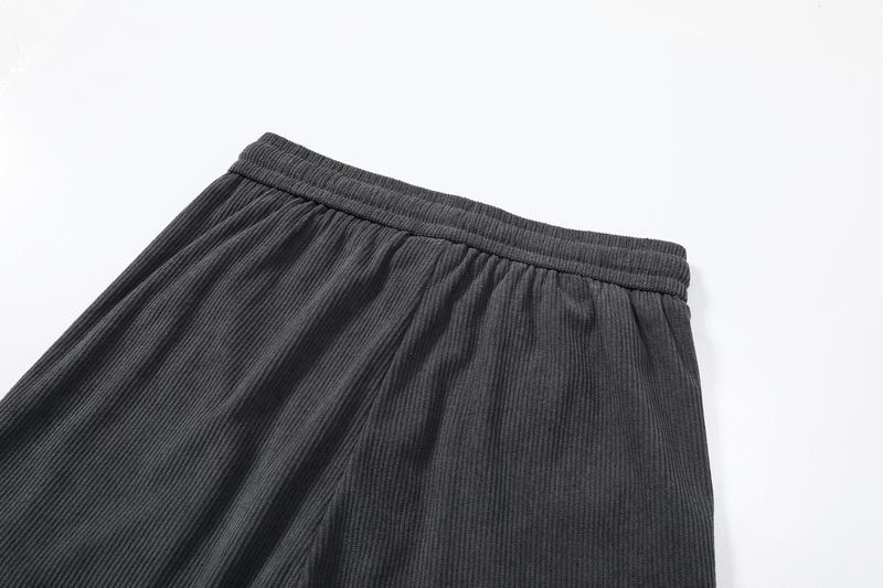 Men's Everyday Casual Pants - Simple Drawstring Loose Fit Letter Patchwork Straight Leg Comfortable & Versatile for Daily Commuter