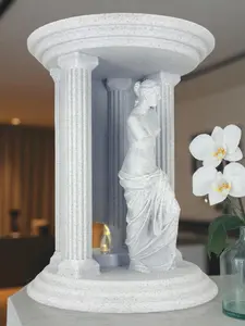 Venus Statue LED Candle Holder – Greek Goddess Decor + LED Candle Included