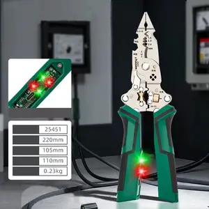 2026 Multi-functional Folding Wire Stripper | Professional 16-in-1 Stripper for Peeling, Cutting, Shearing, Metal Material with Anti Slip Handle for Easier Grip