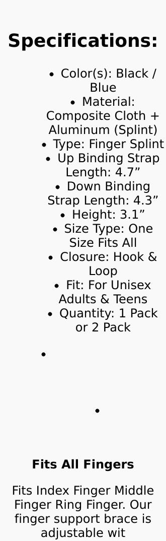 Adjustable Trigger Finger Splint Straightener Corrector Brace Support Protector