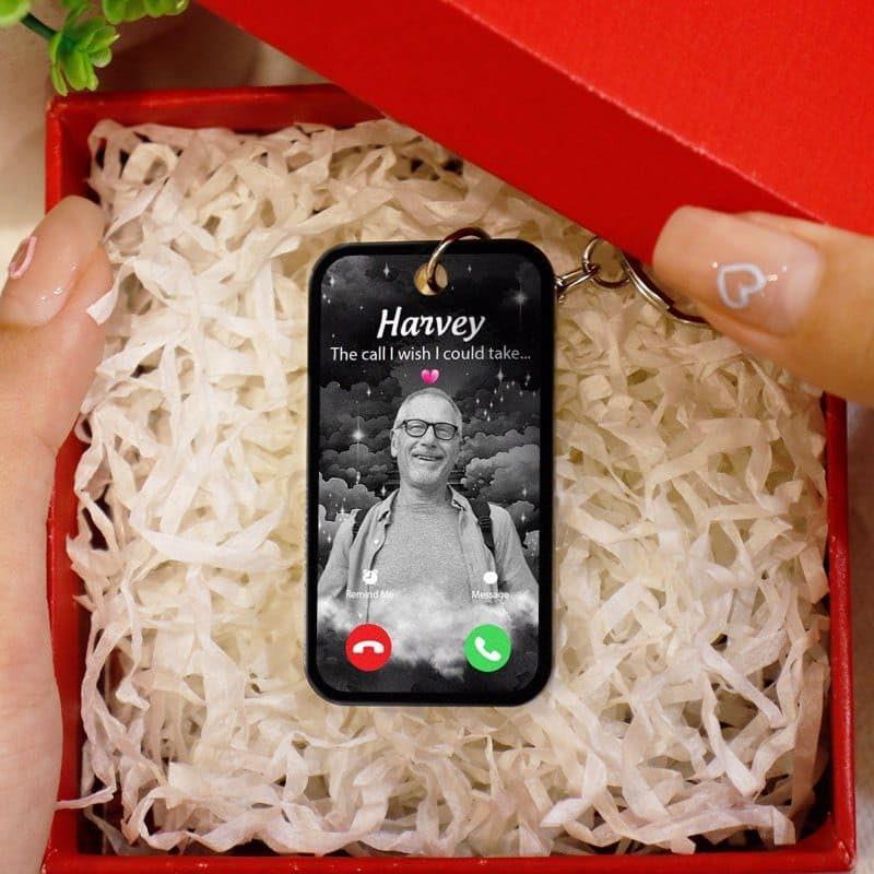 The Call I Wish I Could Make- Personalized Photo Acrylic Keychain