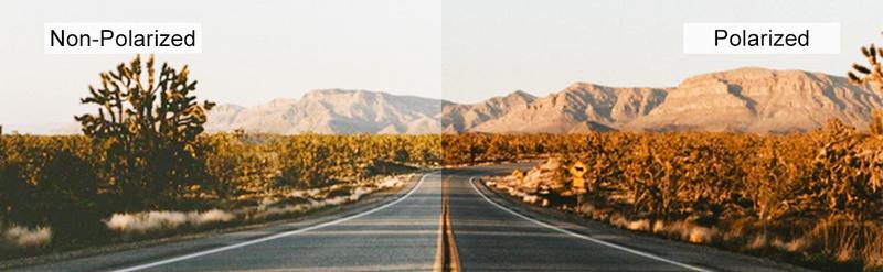 ROCKBROS Polarized Sunglasses UV400 Dazzle Photographic Lenses Outdoor Sports Sunglasses Rimless Windproof and Dustproof Glasses Cycling Fishing