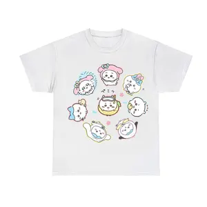 Chiikawa Shirt, Chiikawa T-Shirt, Usagi Hachiware Fashion Cotton, Full Size, Full Color, For Men And Women