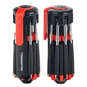 Bell + Howell 8-in-1 Tool with Bright LEDs and Clip - Set of 2