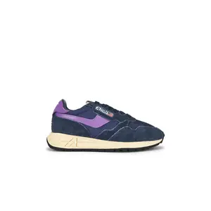 Autry Reelwind Low Sneaker in Navy & Dewberry