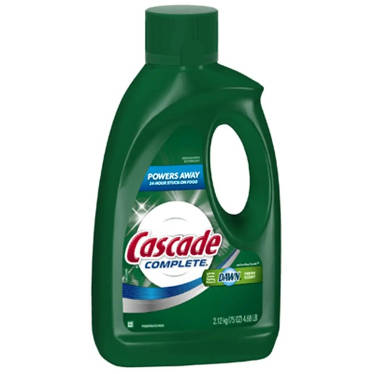 212 MAIN Cascade 33840 75oz Scented Gel Dishwasher Detergent - Cleaner, Fresh Automatic Wash Accessory, Tough Stain Dissolver for Household Appliances, Dishwasher Cleaner