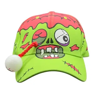 Zombie Eye Hat Funny Sarcastic Special Effect Graphic Novelty 3D Prop Cap Funny Hats Funny Zombie Novelty Caps for Men Green - Standard Zombie Eye Hat Funny Sarcastic Special Effect Graphic Novelty 3D Prop Cap Funny Hats Funny Zombie Novelty Caps for Men Green - Standard