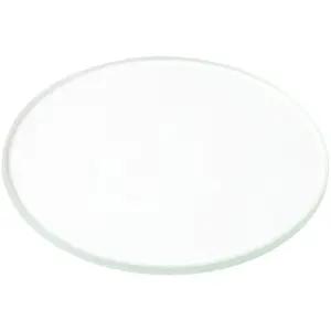 Plymor 3" Round, 3mm Thick Non-Beveled Clear Glass Circle