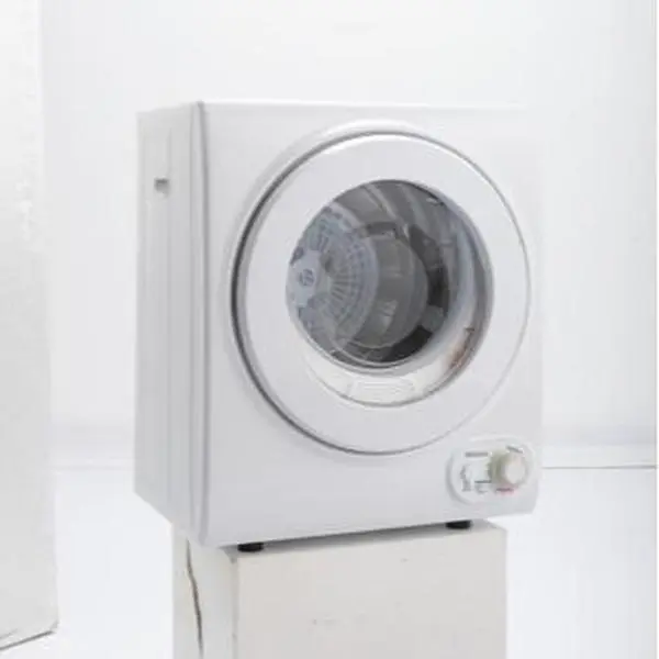 Winado GYJ28-88H1 Dryer Machine - 2.5kg, 1.6cuft Household Drum Type Arc Dryer, 110.00V 850.00W, Lower Right Mechanical Knob, White ABS Transparent Plastic Door
