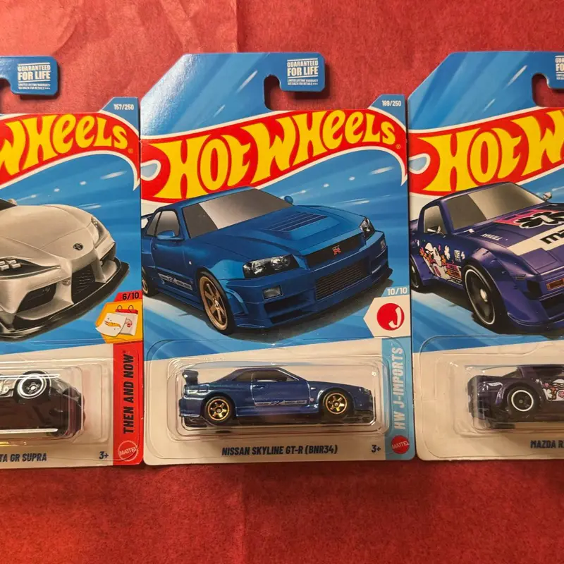 JDM Mystery Pack - 3 Cars with Japanese Domestic Market Theme