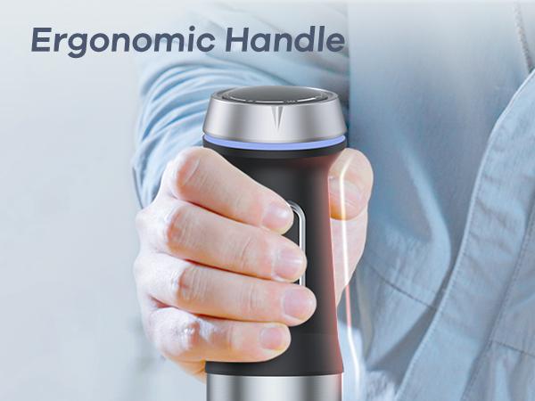 Ganiza Professional handheld blender 800W Motor 16-Speed Stainless Steel Blades Egg Whisk Milk Frother Potato Masher 800ml Cup 600ml Chopper New Year Gift