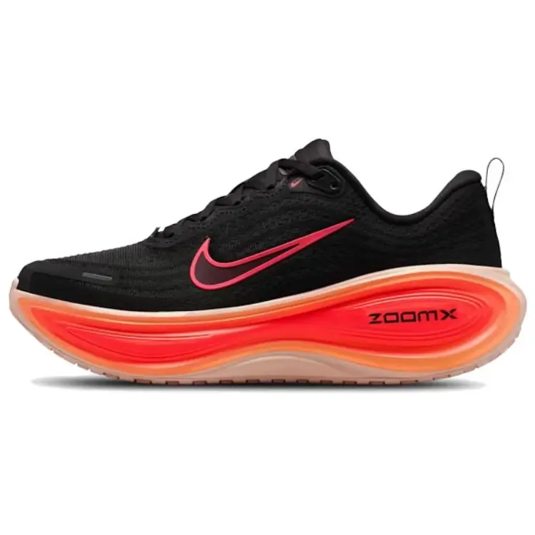 Nike Wmns Vomero Plus 'Black Bright Mango Hot Lava', Running, Women, Shoe, Sneaker, Mesh, Sports Shoes, Training, Female, Athletic, Daily Wear, Breathable Mesh, Secure Fit, True Size