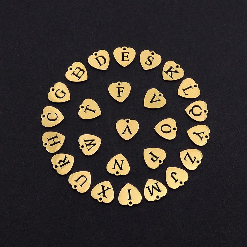 XINCY Initials Necklace 26 English Letters Pendant Simple OT Buckle Non-Fading Love Letter Necklace for Adults Elegant Minimalistic Design Exquisite Jewelry Gift Modern Versatile Accessories