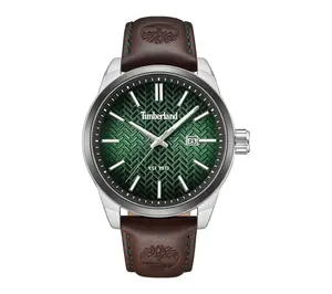 Timberland Men's Henniker II Stainless Green Dial Watch
