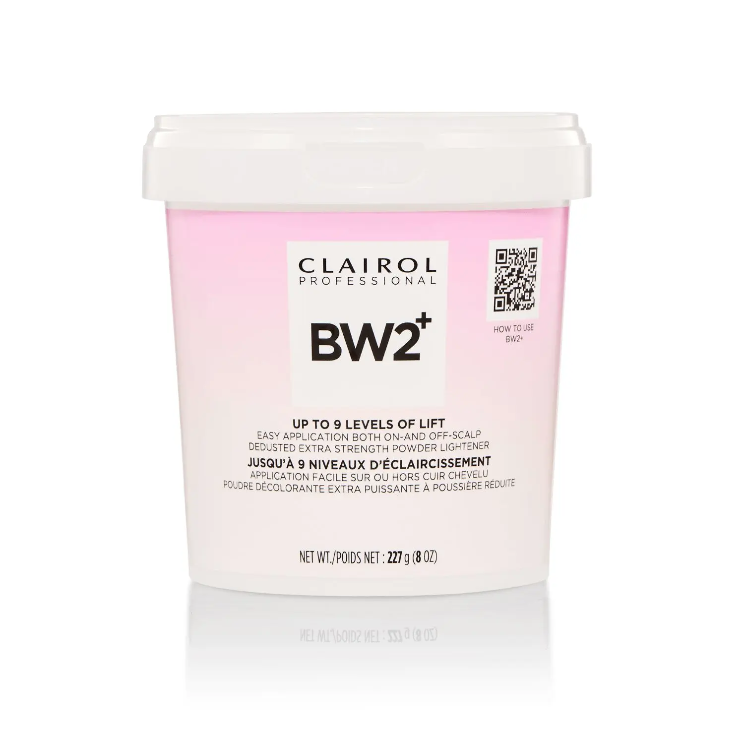 Clairol Professional BW 2 BC Powder Hair Bleach Lightener with Malic Acid & Silica, 8 oz Salon-Grade Haircare for Dyeing Hair, Balayage & Blonde Highlights, Ammonium Persulfate, Balanced Lift, Mix Blonde Balayage, Dedusted Mix, Algin, Create Highlights, C