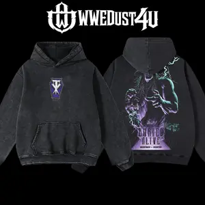 WWEDust4U Retro Vintage Limited Edition Buried Alive: Undertaker vs. Mankind Hoodie 100% Cotton Blend Pre-washed for Softness Classic Menswear