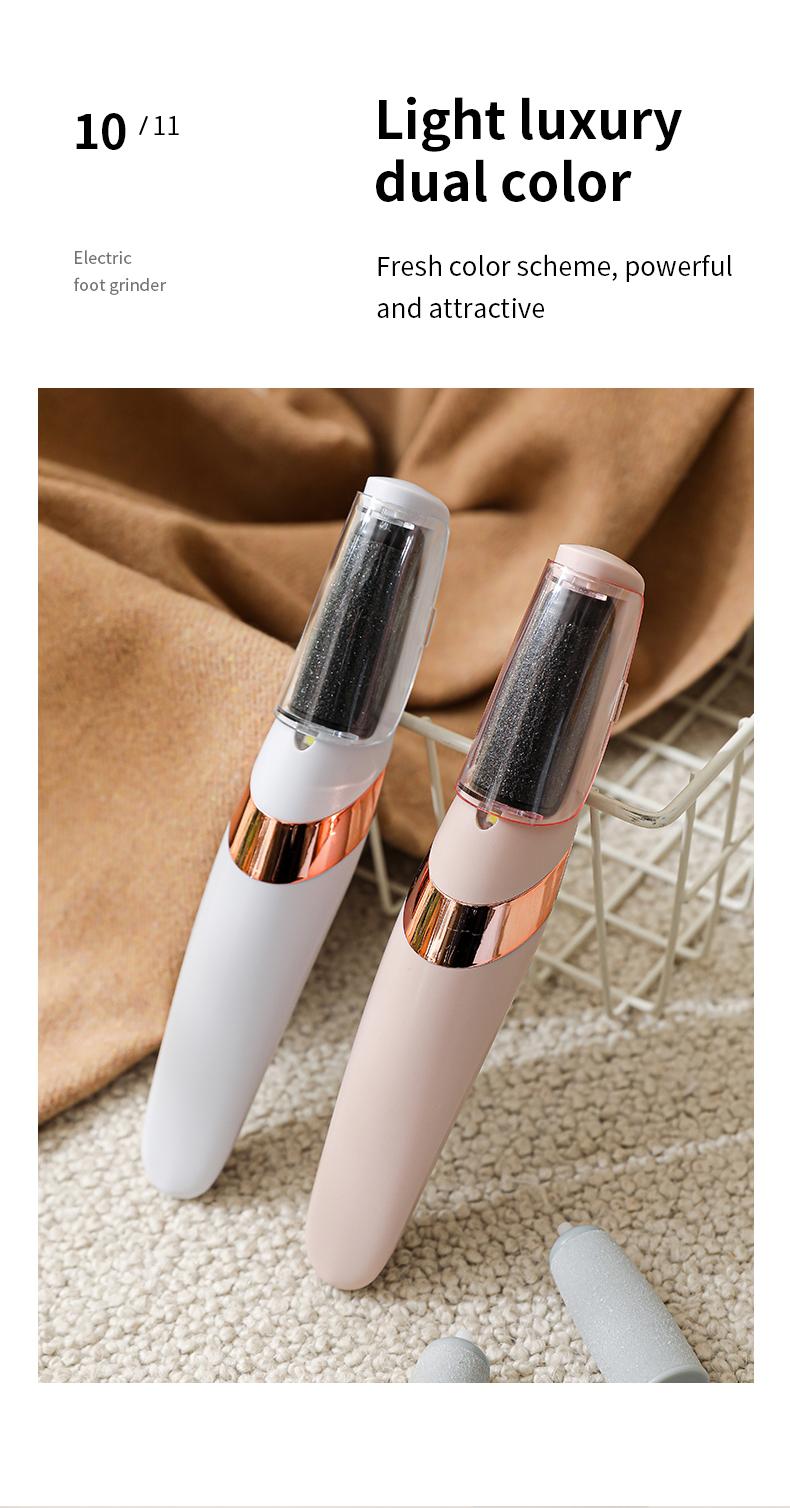 Electric Feet Callus Remover,Portable Electronic Foot File Pedicure Tools,Waterproof Foot Scrubber File,Pedi Foot Care for Dead,Hard Cracked Dry Skin Manicure Nail Nail Care Cutics Nail Art