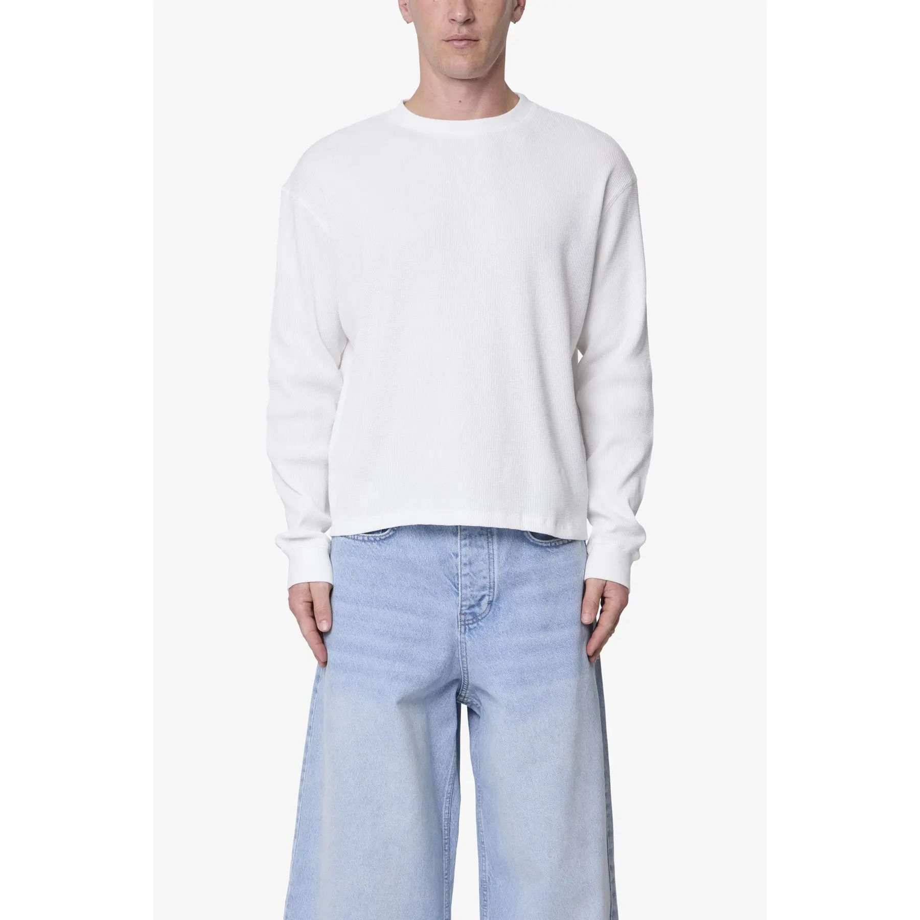 mnml Basic Thermal L/S Tee - White