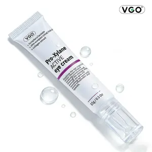 VGO Pro Xylane Eye Cream with Collagen and 6DHyaluronic Acid for Smooth Firm Hydrated SkinLightweight Non Greasy Formula for Eye Face and Neck Treatment