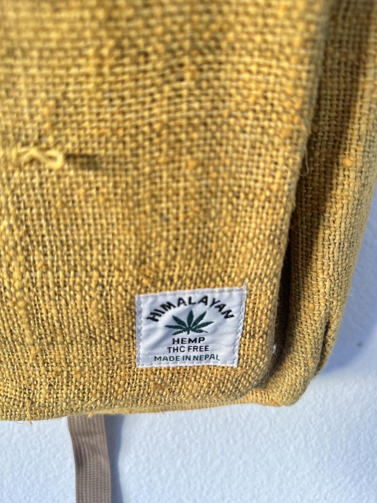 100% Hand made pure Hemp Backpack