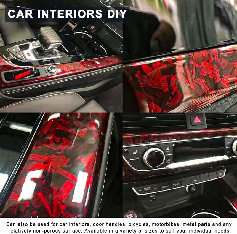 60 x 12 inch Froged Carbon Car Body Sticker Decal, 7D Vinyl Film Wrap Protector Sticker, 1 x 5FT Self-Adhesive Air Bubble Free Easy to Install, Universal For All Cars SUVs Sedan Coupe Truck Pickup Bike Motorcycle