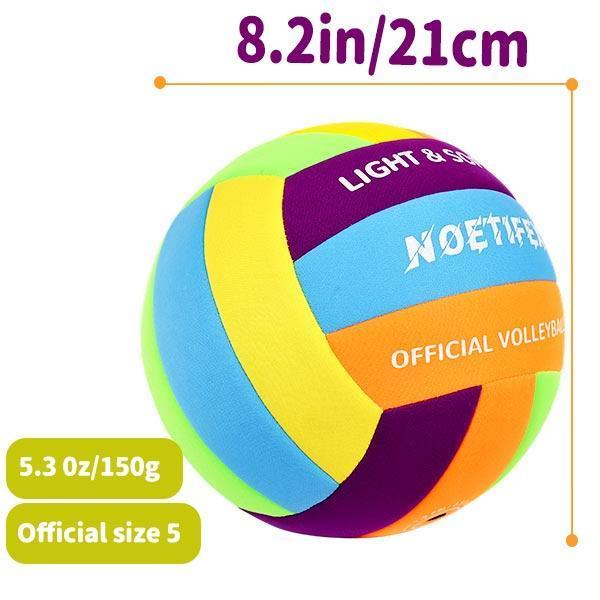 Soft Volleyball - Super Safe & Quiet for Kids Perfect for Indoor Games & Practice indoor outdoor gift Lightweight