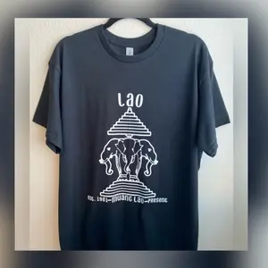 Lao - 3 Headed Elephants Muang Lao Tee