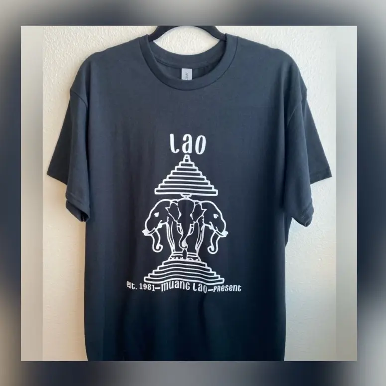 Lao - 3 Headed Elephants Muang Lao Tee