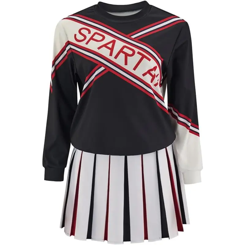 Saturday Night Live Cheerleader Outfit - Complete Spartan Uniform Set for Women