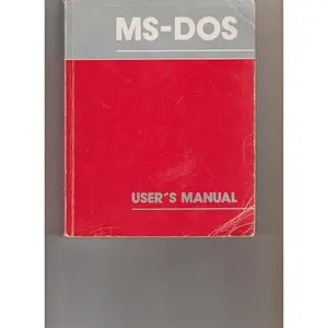 USED-MS-Dos Version 3.3 Users Manual (Second Edition) by Unknown (Paperback)