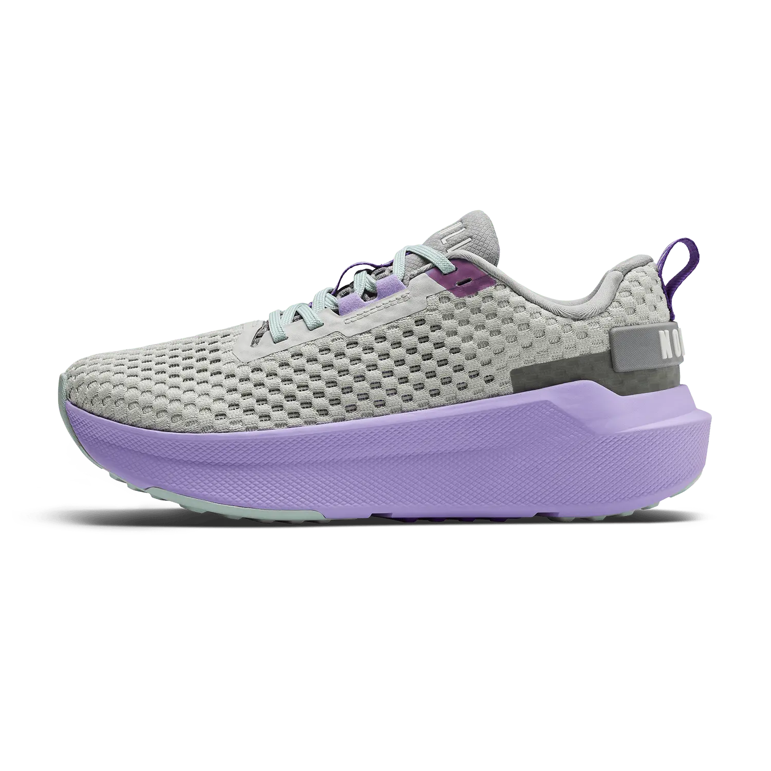 NOBULL Women's Journey 2 Shoe in Light Gray Purple Rose - Breathable Running Shoe, Comfortable Walking Sneaker, Cushioned Runner