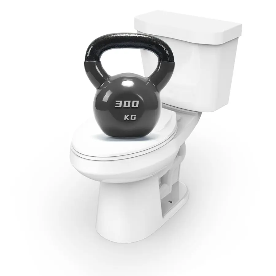Garvee Extended Toilet Seat, soft and slow closing, 48 cm extended seat for elongated toilets, quiet closing lid and seat, easy to install and clean, never loosens