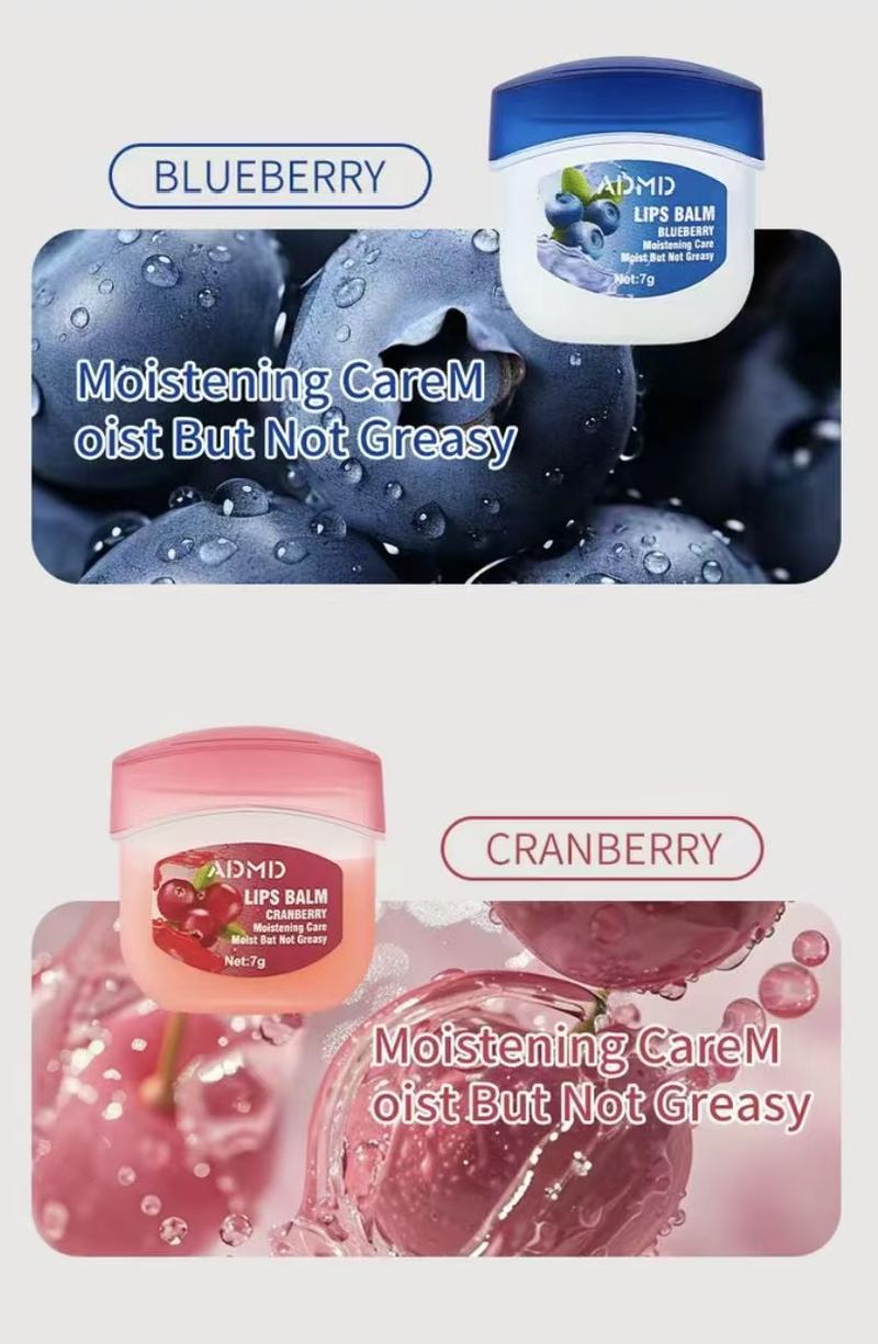 ADMD Fruit Flavored Lip Glosses &Night Balms Colorless Lipsticks MoisturizingNourishing Lip Masks Small Convenient PartySeasonal Gifts